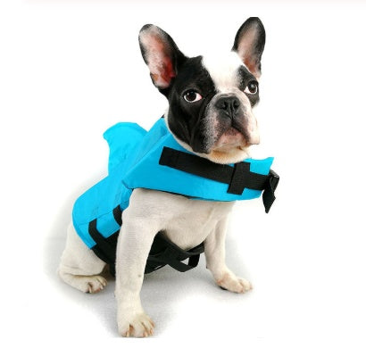 Shark Dog Life Jacket — Safety Swim Vest for Small & Medium Dogs