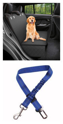 Dog Car Seat Cover & Hammock - Waterproof Back Seat Protector