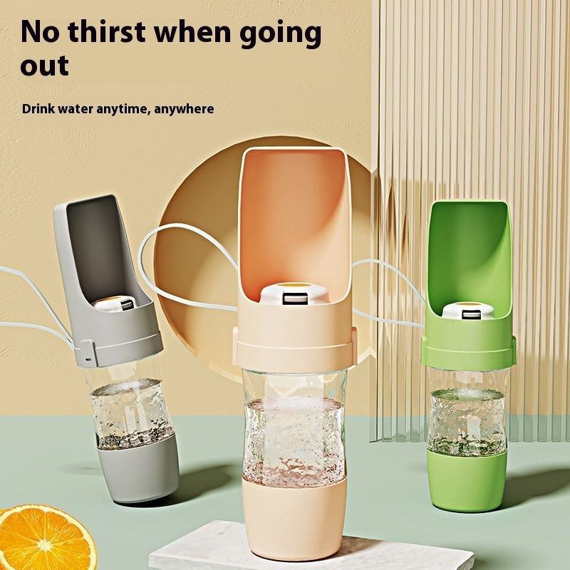 2-in-1 Portable Dog Water Bottle