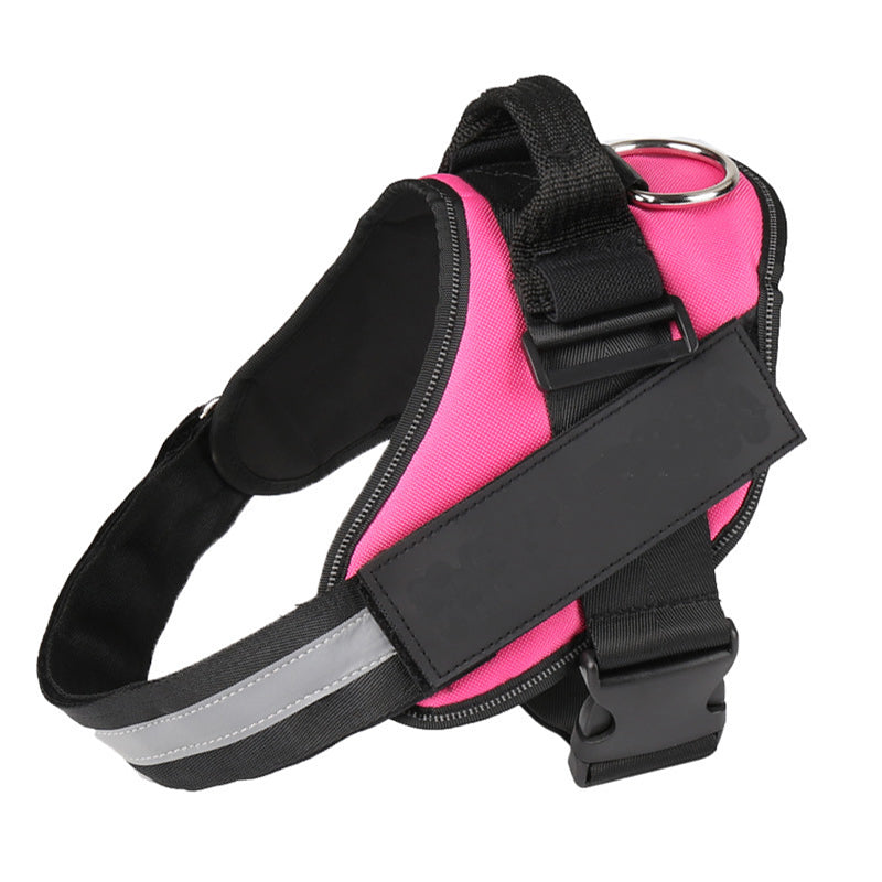 No-Pull Dog Harness with Custom Name Patch — Reflective & Breathable