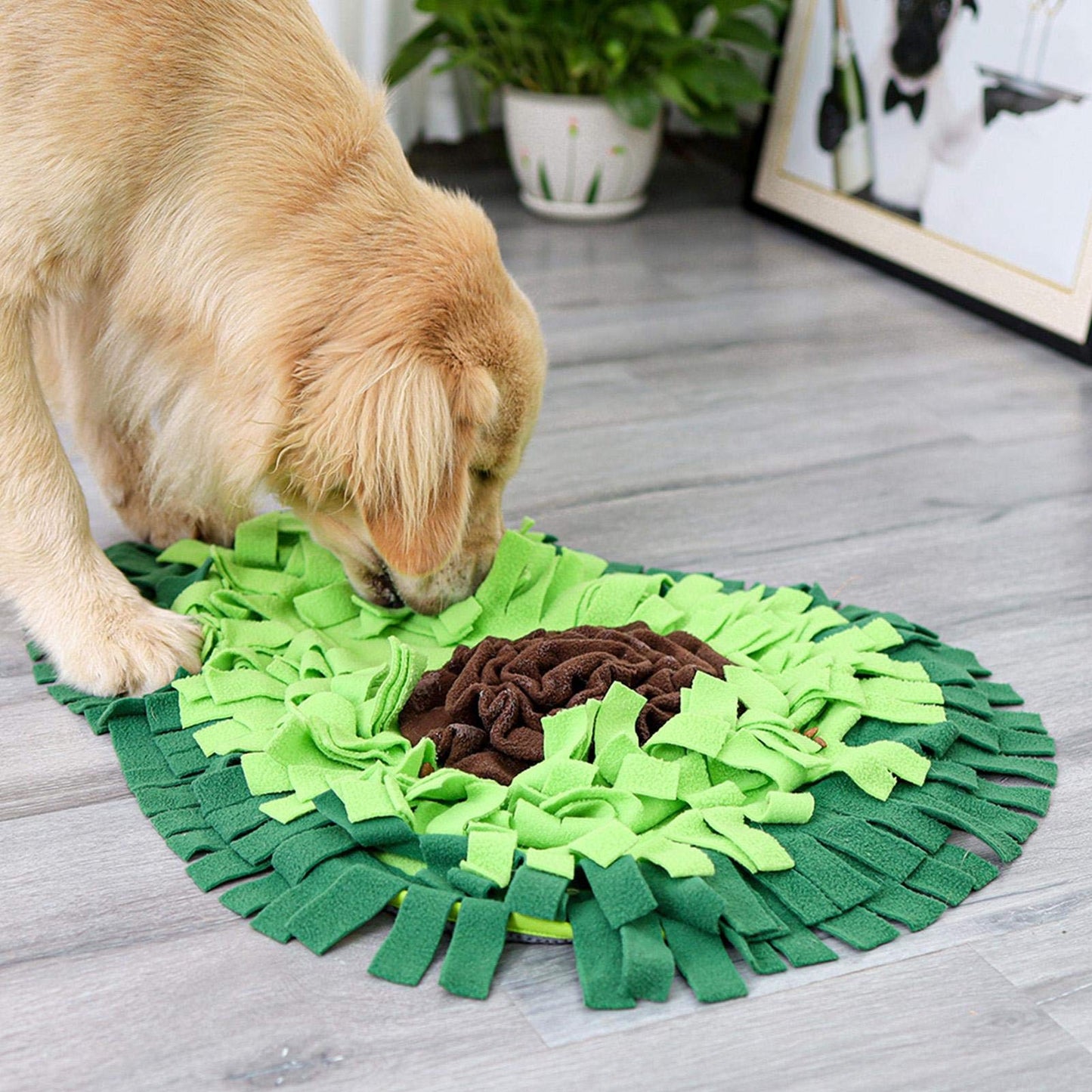 TailComfort Dog Snuffle Mat — Interactive Foraging & Slow Feeder Enrichment Toy