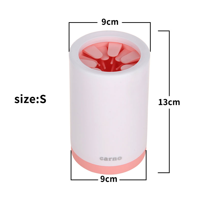TailComfort Dog Paw Cleaner Cup — Portable Silicone Muddy Paw Washer