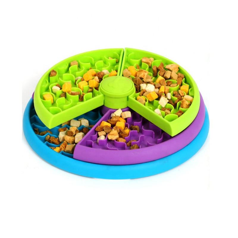3-in-1 Slow Feeder Dog Bowl — Interactive Puzzle Feeder & Lick Mat for Small & Large Dogs