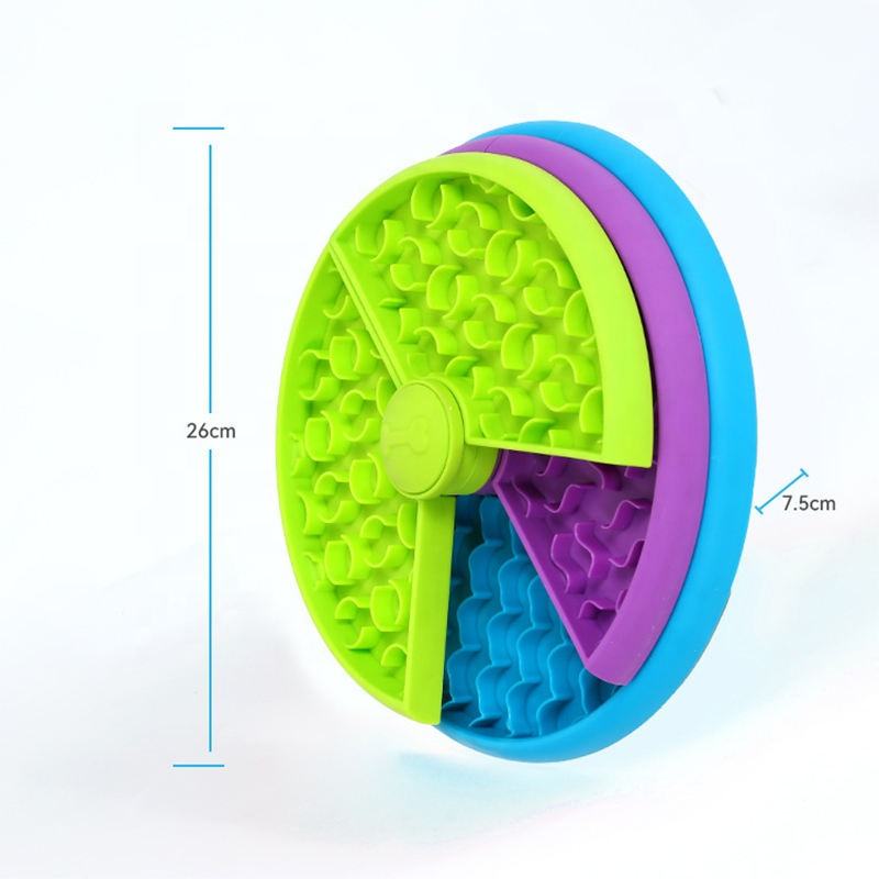 3-in-1 Slow Feeder Dog Bowl — Interactive Puzzle Feeder & Lick Mat for Small & Large Dogs