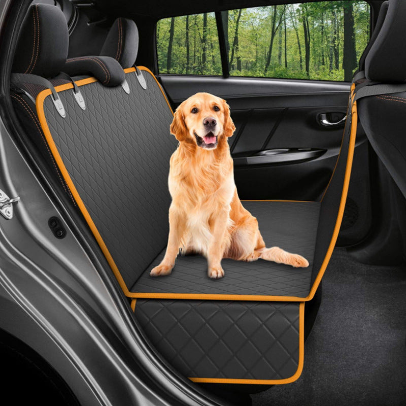 Dog Car Seat Cover & Hammock - Waterproof Back Seat Protector