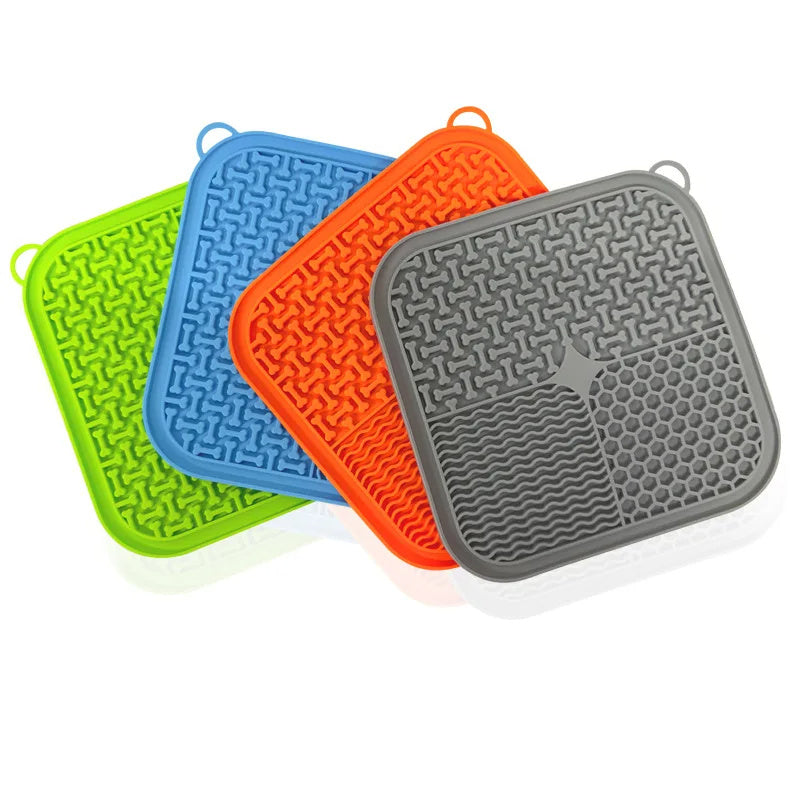 TailComfort Dog Lick Mat — Slow Feeder & Anxiety Relief with Suction Cups