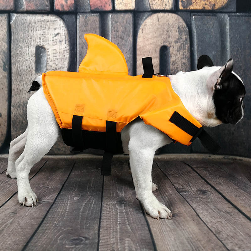 Shark Dog Life Jacket — Safety Swim Vest for Small & Medium Dogs