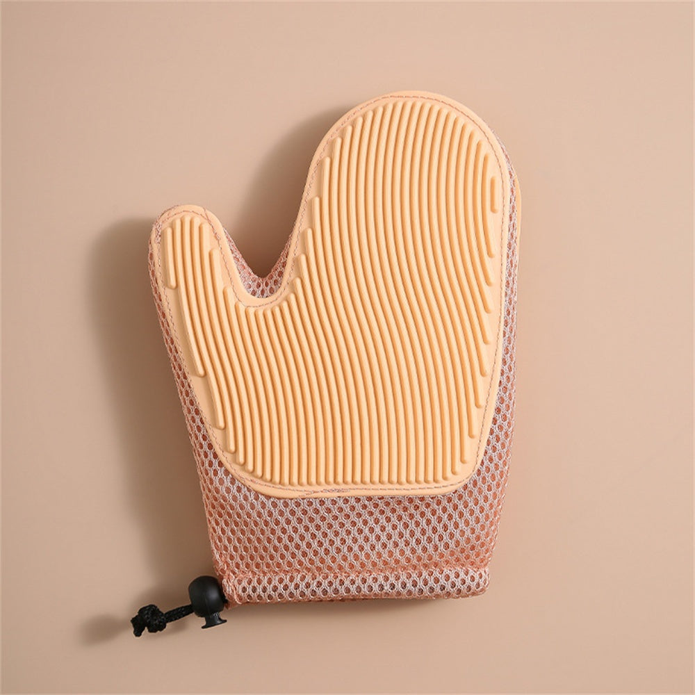 TailComfort Pet Grooming Glove — Silicone Deshedding Brush for Dogs & Cats