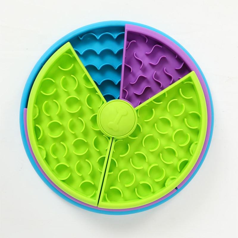 3-in-1 Slow Feeder Dog Bowl — Interactive Puzzle Feeder & Lick Mat for Small & Large Dogs