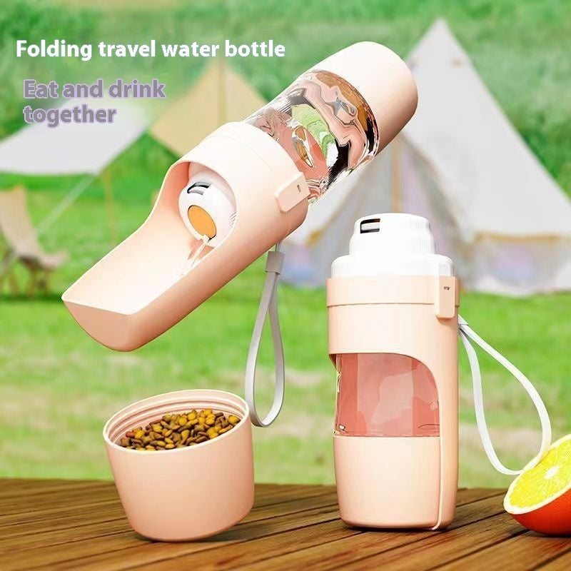 2-in-1 Portable Dog Water Bottle
