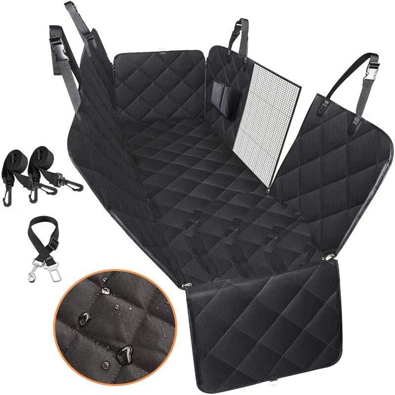 Dog Car Seat Cover & Hammock - Waterproof Back Seat Protector