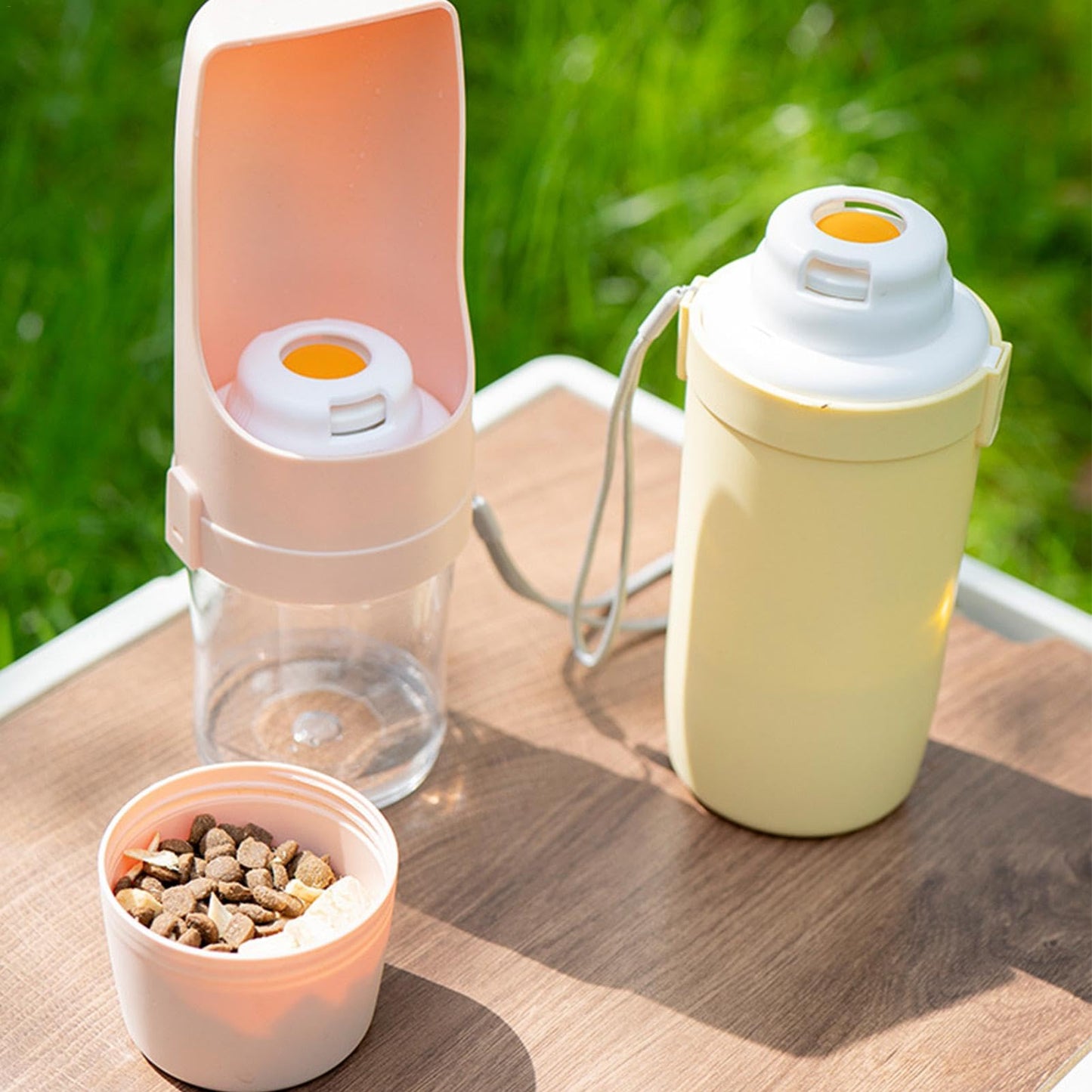2-in-1 Portable Dog Water Bottle