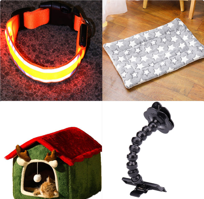 TailComfort LED Dog Collar — Glow in the Dark Safety Collar for Night Walks