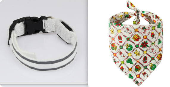 TailComfort LED Dog Collar — Glow in the Dark Safety Collar for Night Walks